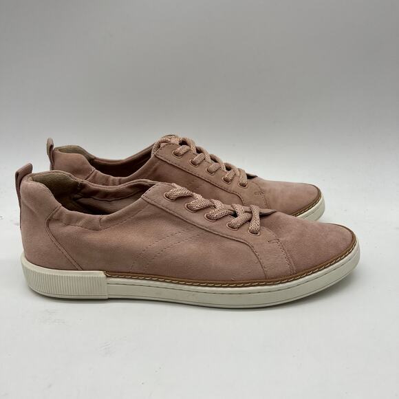 Naturalizer Womens G8651L4650 Zoey Rose Suede Sneakers Lace Up 8 M New - Picture 4 of 8